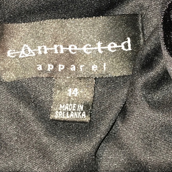 Vintage Black Velvet Evening Dress - Picture 9 of 10